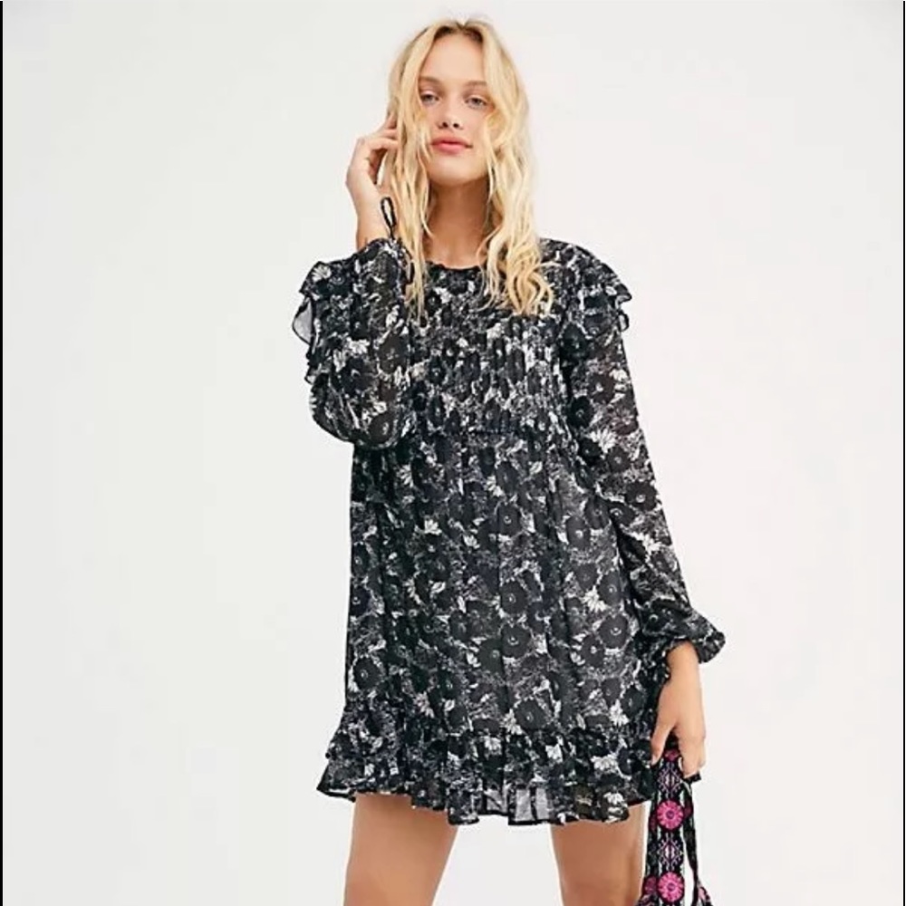 Free People These Dreams Mini Dress Tunic Medium